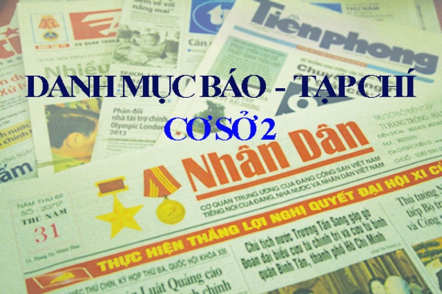 Danh mục báo - tạp chí tại cơ sở 2