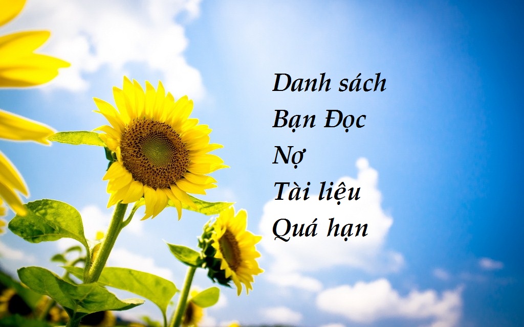 DANH SÁCH BẠN ĐỌC NỢ TÀI LIỆU QUÁ HẠN TÍNH ĐẾN NGÀY 27/03/2019