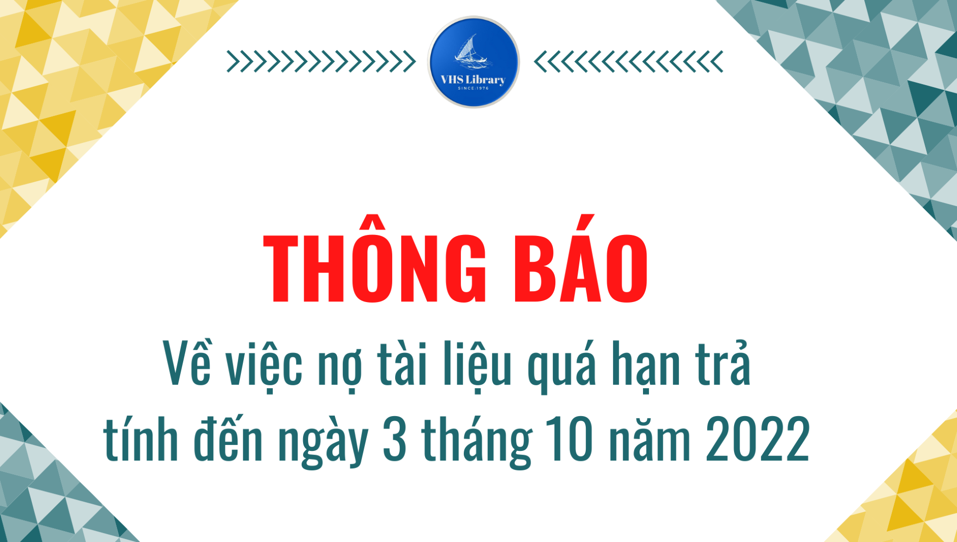 Danh sách bạn đọc nợ tài liệu quá hạn tính đến ngày 03/10/2022