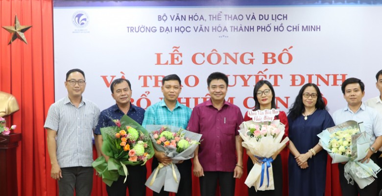 Công bố Quyết định bổ nhiệm Giám đốc Trung tâm Thông tin, Thư viện Trường Đại học Văn hóa Thành phố Hồ Chí Minh